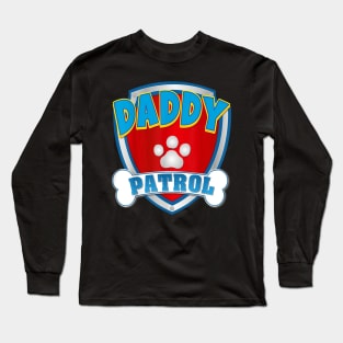 Daddy Of The Birthday Boy Girl Dog Paw Family Matching Long Sleeve T-Shirt